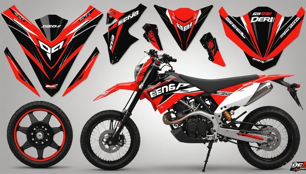 Kit déco 50cc derbi senda xtreme : personnalisez votre style !