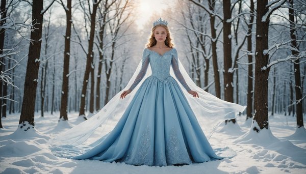 Robe reine des neiges : offrez la magie aux petits rêveurs !